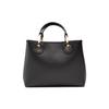 Emporio Armani Logo Print Magnetic Closure Polyester Shoulder Bag Women Bags Black Y3D176-YFO5B-85218