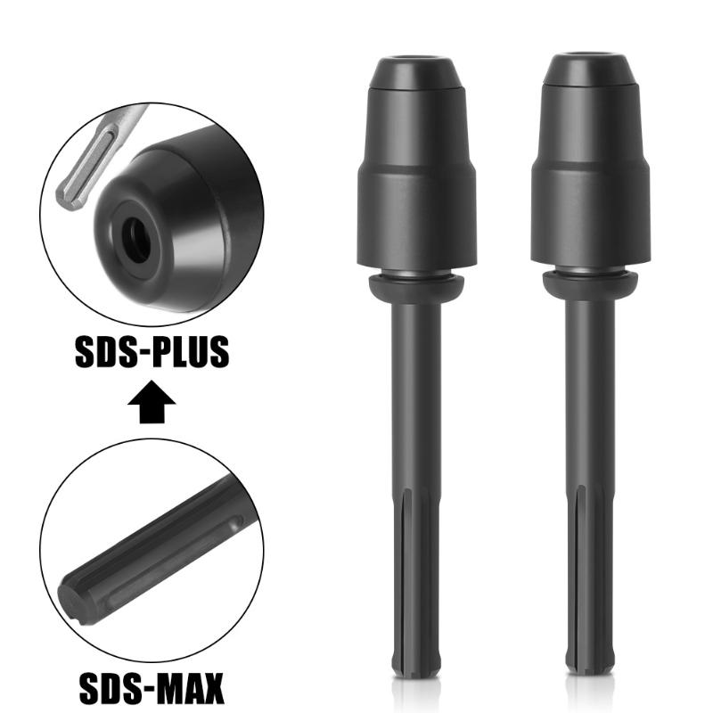 Sds Max zu Sds Plus Steckschlüsseladapter Elektrischer Hammer zu Schraubenschlüssel Konverter Verlängerung Bohrerstangen-Set Schlagbohrwerkzeuge