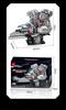 Harley Motorcycle Engine Building Blocks Toy with Light and Sound Effects - Compatible Bricks Display Item