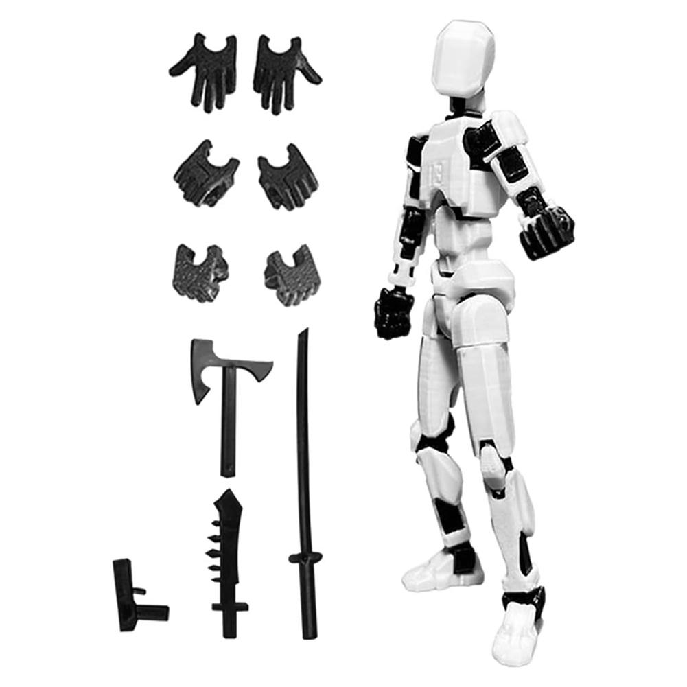 Dummy 13 Actionfigur 3D-gedruckt Mehrfach gelenkig Bewegliche Figur Eltern-Kind-Spiel 3D-gedruckte Schaufensterpuppe Desktop-Dekorationen