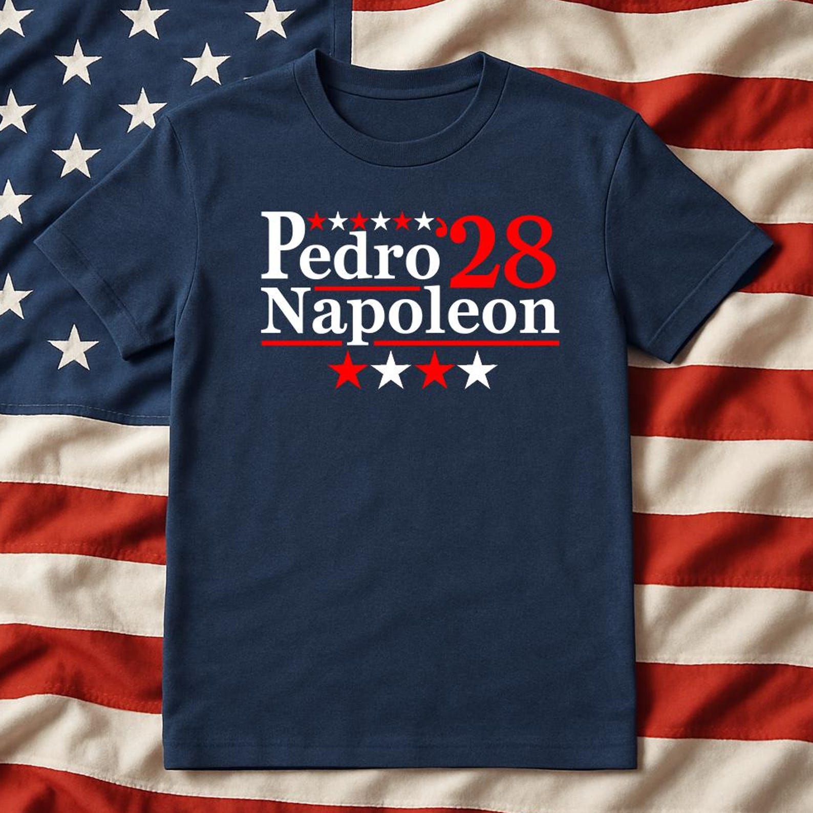 Pedro Napoleon 2028 - Vote For Pedro - Funny Election Parody - Unisex T-Shirt XL