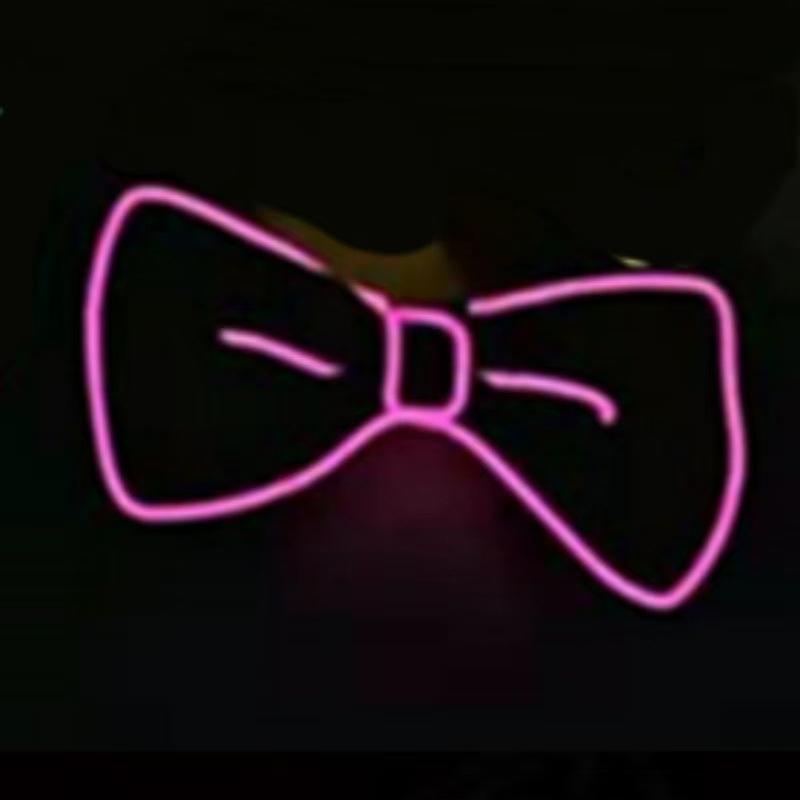 Glowing Butterfly Knot Suitable For Christmas Party Led Glowing Bow Tie Performance Props Festive Costumes Special Use