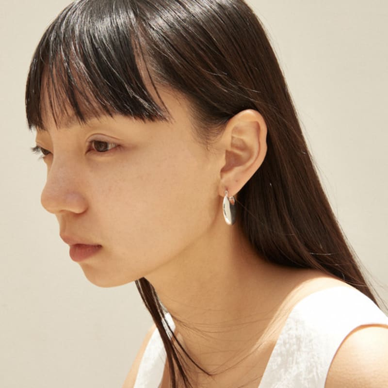 FINNLEE REST IN CITY 20 EARRING - SILVER