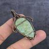 Larimar Handgefertigt Kupferdraht Wicklung Schmuck Anhänger 2,36" B5e34