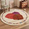 Living Room Circular Carpet Study Room Bedroom Makeup Table Dressing Room Thick Circular Carpet Anti Slip