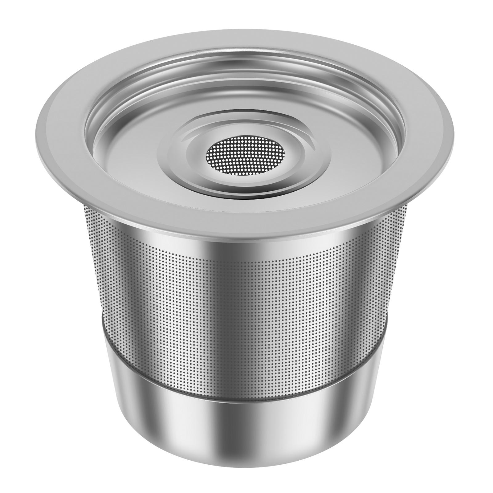 

1/2 Pcs Reusable Espresso Capsules Refillable Coffee Pod Stainless Steel Cups Espresso Coffee Filter K Cups Coffee Pods