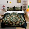 Mandala Art Dcor Three-Piece Set Soft Comfortable Duvet Cover Bedding Set Included 1*Duvet Cover & 2*Pillowcases gift