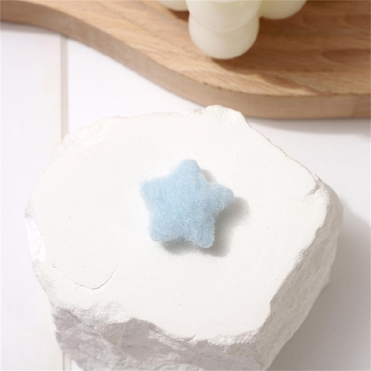 10 Pcs Plush Star Appliques Decorative Patches Sew on Patches Star Patches for Bag Shoe Hairpin Decorations