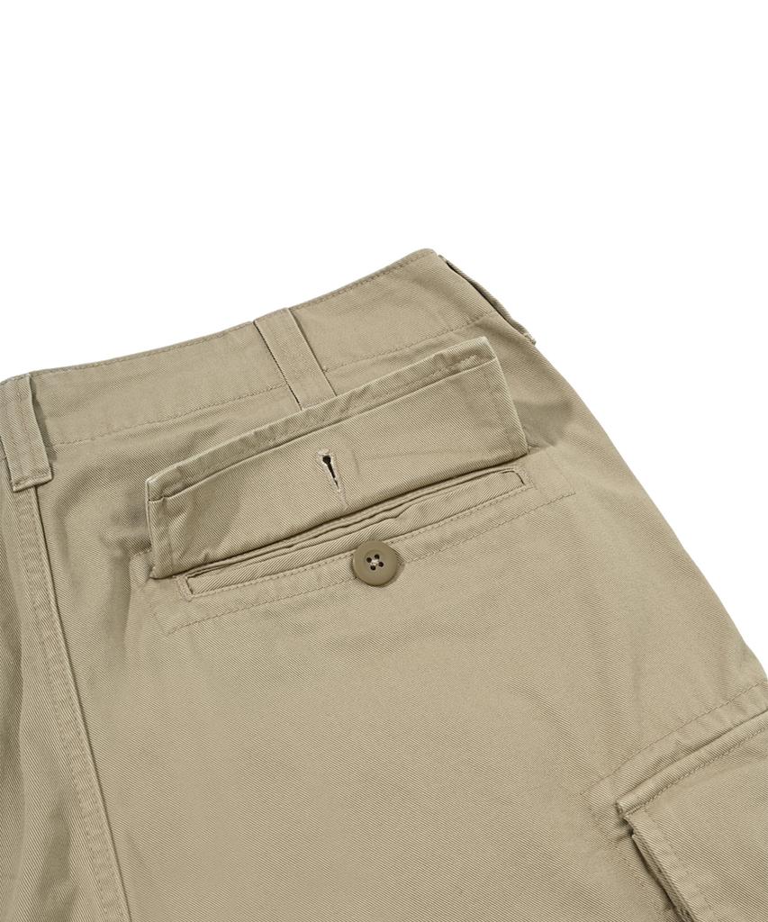 Abilegseu Basic Washed Chino Cargo Pants / 7832910002 Sand