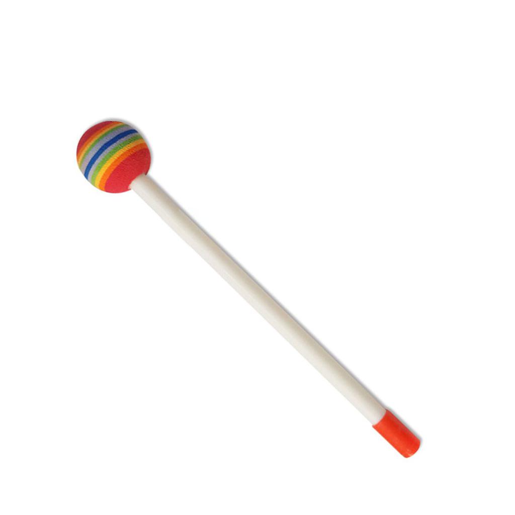 Kids Drumsticks Colorful Lollipop Round Drum Stick Plastic Hand Percussion Sticks for Kids Musical