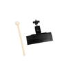 Wooden Cowbell Clapper and Cymbal Stand for Drum Kits