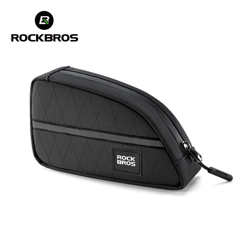 Велосумки Rockbros Для складного велосипеда Brompton 0,8 л Удлиненный дизайн Велосумка Треугольные сумки Сумка для уличных инструментов about 0.8L