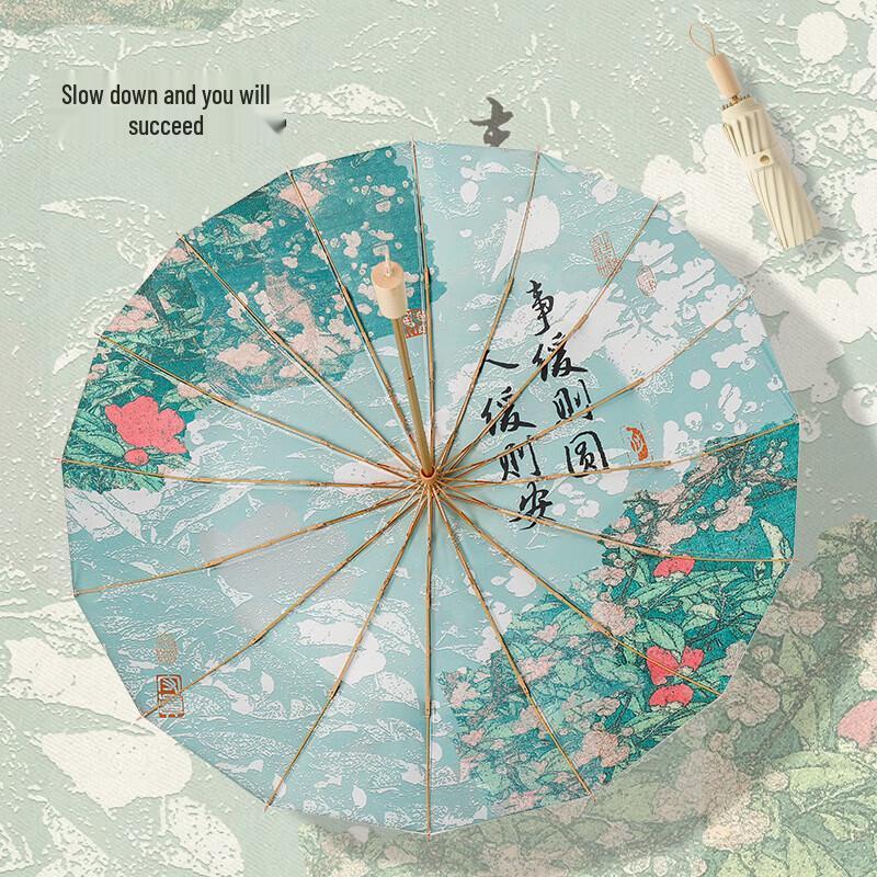 XUQING Manual Triple Fold Sun/Rain Umbrella