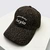 And Women Korean Style Leopard Print Embroidered Letter Prints Baseball Caps Sun Protection Vintage All-Match Personalized Peaked Hats Street Style