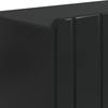 Bathroom Cabinet with Open Shelf ZWOLLE Black