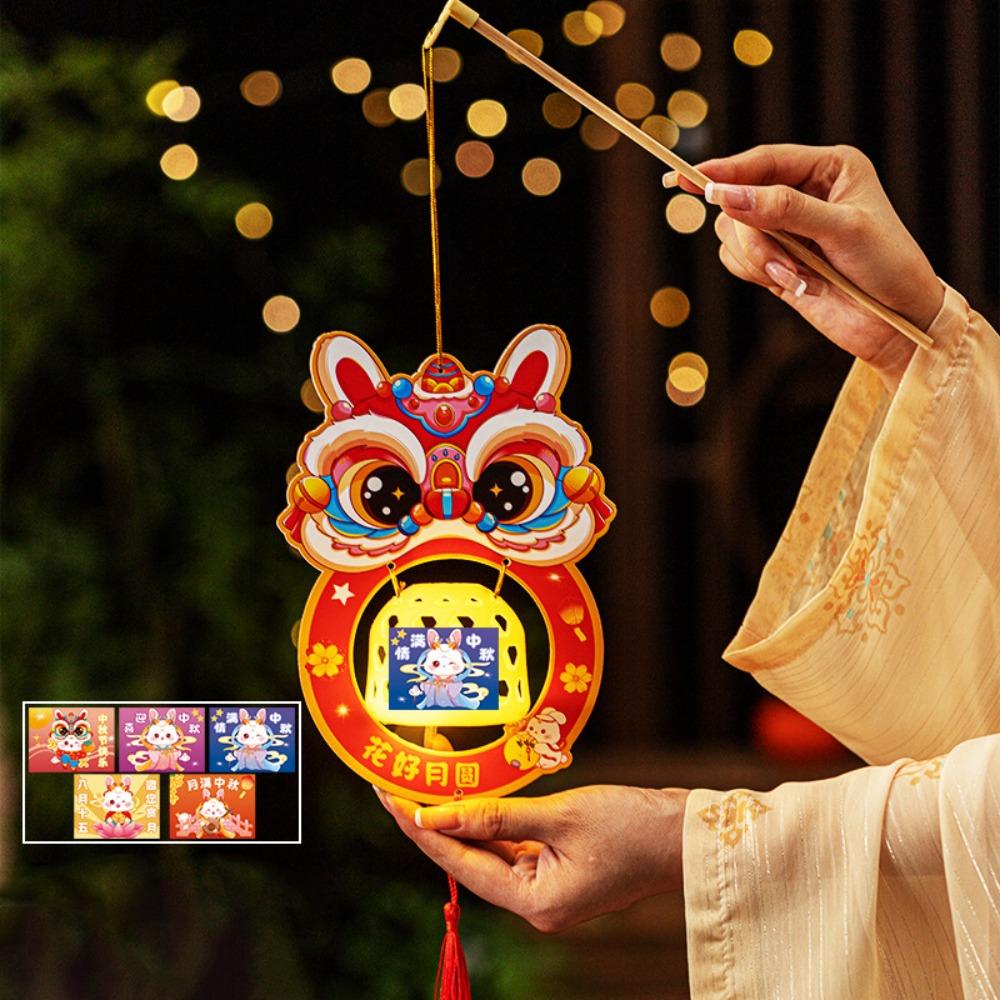 

2 шт. Набор материалов для фестивального фонаря в китайском стиле, Портативный фонарь в древнем стиле, Фестивальное украшение Style 8