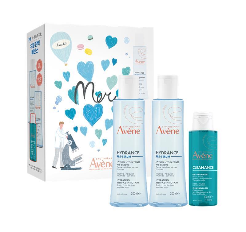 Avene Hydrance Essence-in-Lotion 200ml Double Promotion (+ Cleanance Cleansing Gel 100ml)