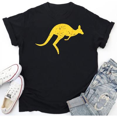 Vintage Kangaroo Australia Shirt Aussie Roo Kangaroo T-Shirt, Tank Top, Long Sleeve Shirt, Sweatshirt, Hoodie Men Women Kids Made In Canada