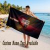Brentford Football Design Beach Towel Custom Text Large Towel for Beach Vacation