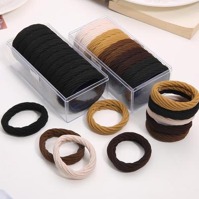 10Pcs High Elasticity Durability Headband Hair Ring Head Rope Fashion Headwear For Girl Sweet Rubber Band Hair Accessories