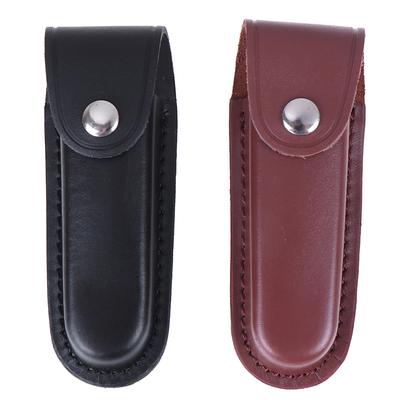 1PC Tragbare Rindsleder Messer Scheide Scheide Allgemeine Klapp Messer Scheide Holster Langlebig