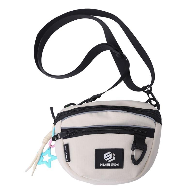 Lightweight Mobile Phone Small Satchel Women'S Trendy Brand Street Men'S Messenger Bag Fashion Sports Trendy Bag