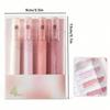 4 Pack Soft Touch Fluorescent Gel Pens Morandi Pink WaterBased Ink Quick Dry Tip for Office School Highlighting Writing