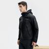 New FILA Jackets Men's Pitch Black A11M431714FBK