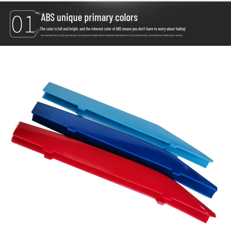 BMW Seria 7 (2016-2018) Benzi decorative tricolore pentru grilă, 6 cleme