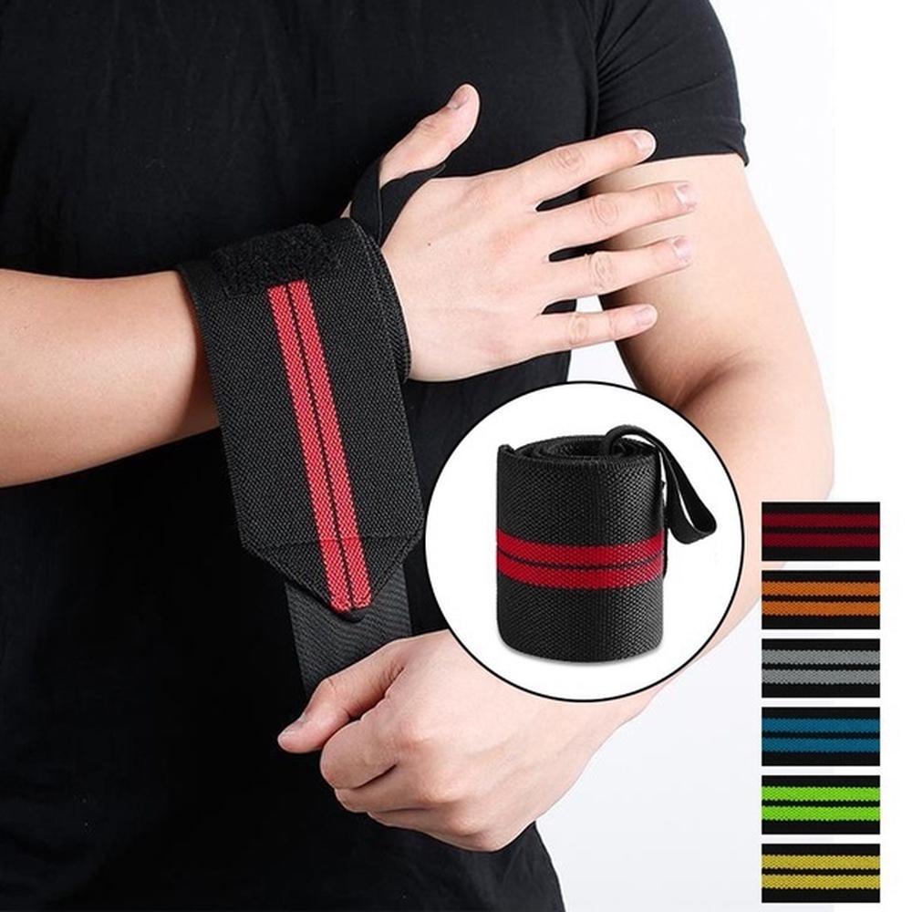 Adjustable Wristband Elastic Wrist Wraps Straps Bandages for Powerlifting Breathable Wrist Support