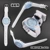 Swatch x OMEGA Exclusive Rubber Strap with Clicker Feature (White/Uranus)