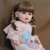 Bambola Reborn da 55 cm Ragazza del bambino Morbido Silicone per tutto il corpo Bella bambola da principessa rinata Giocattolo da bagno Real Touch per regali per bambini