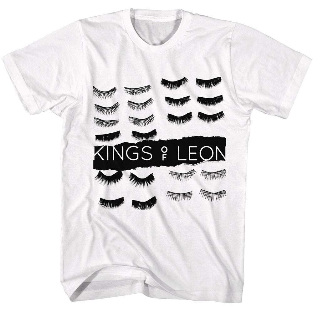Kings Of Leon Eye Lashes Men T Shirt Alt Indie Rock Band XXXXL