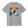 Telemark Skier T Shirt Retro Carving Vintage Adventure Skiing Ride Tele Long or S Vintage Washed Streetwear Comfortable
