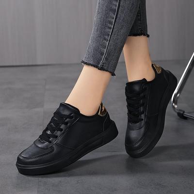 Nouvelles Chaussures Blanches Printemps et Automne Chaussures de Sport Semelles Souples Chaussures de Planche pour Femmes Chaussures de Planche Polyvalentes pour le Sport et les Loisirs pour Femmes