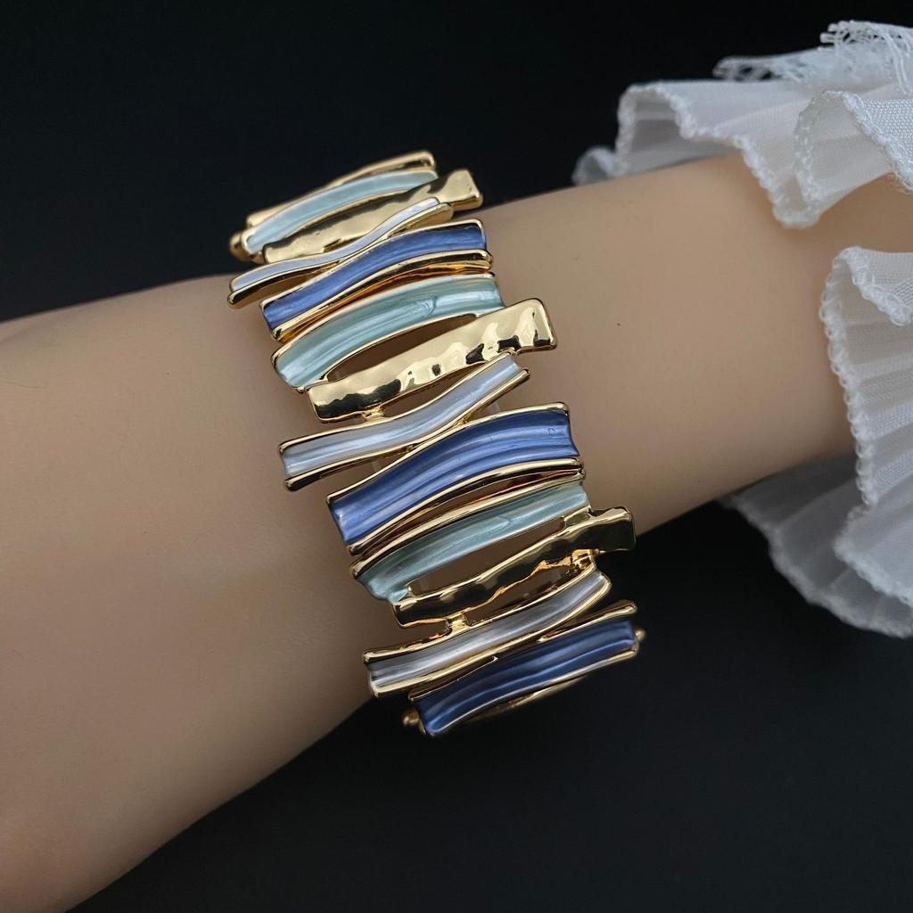 New Creative Irregular Geometric Elastic Bracelet, Fashionable and Versatile Women's Jewelry