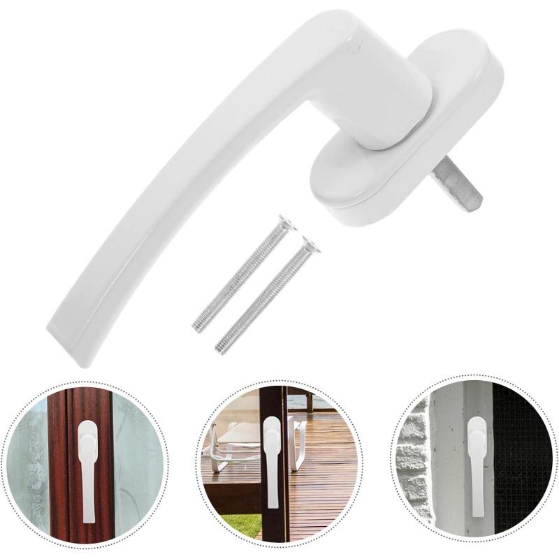 Window Handle Durable Alloy Plastic Steel Door Window Lock Sliding Window Anti Slip Child Safety Lock Home Hardware Accessories