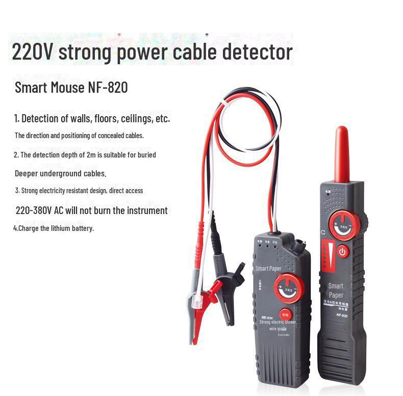 NF-820/822 Smart Wandkabel- und verdeckte Leitungssucher