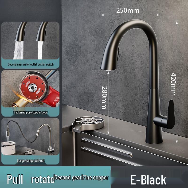 

TLXT Kitchen Sink Pull-Out Faucet