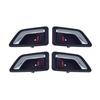 Mechanical Interior Door Handle Replacement Set with Red Lock Indicators, ABS Frames, and Integrated Pull Levers 82610-1C000 82620-1C000 82610-1C020