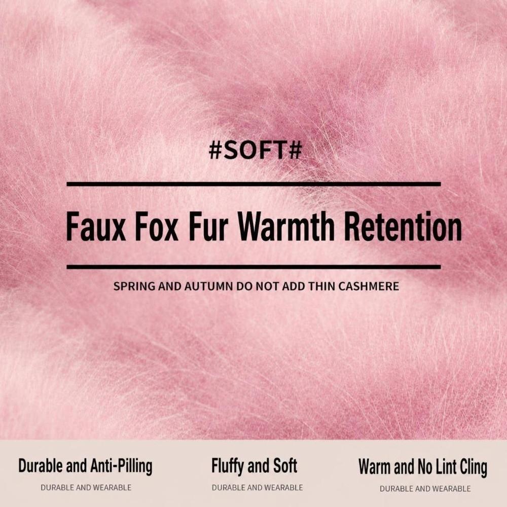 Soft Faux Fur Plush Earmuffs Elastic Headband Cartoon Ear Covers Fluffy Ear Muffs  Winter Outdoor