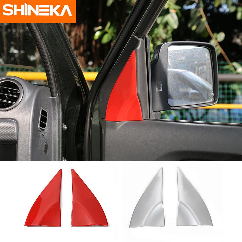 

SHINEKA ABS автомобильный Стайлинг, украшение на стойку, накладки для Suzuki Jimny 2007+, высокое качество автомобиля