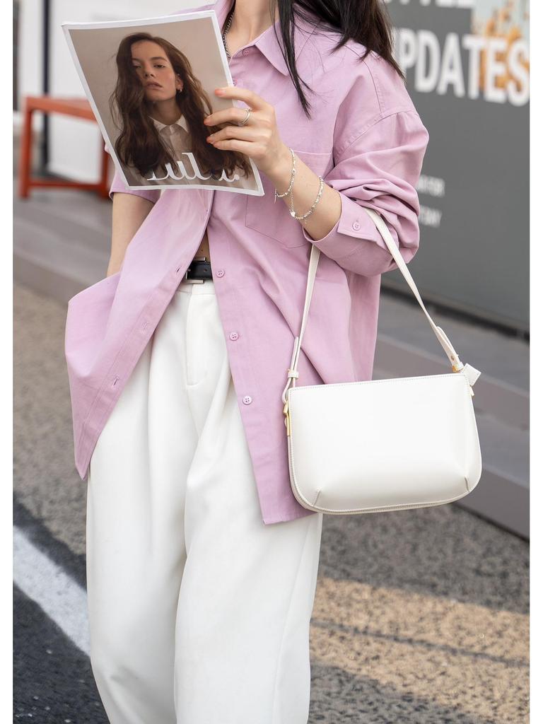 Koreansk kuskinn underarmsveske: Dame Chic, Allsidig Skulder- og Crossbody-veske