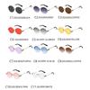 Vintage Rimless Round Metal Sunglasses Women Men Fashion Luxury Brand Designer Sun Glasses Leisure Travel Lady Man Eyewear Uv400