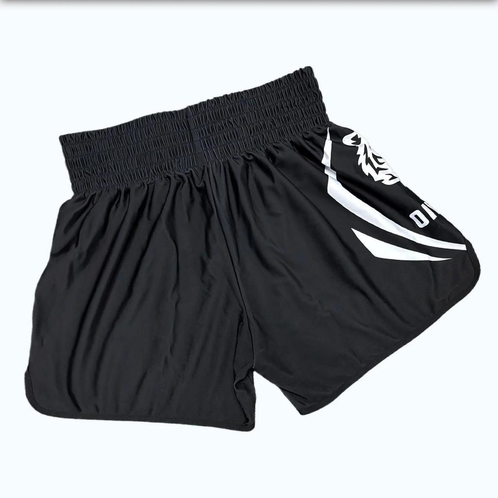 White Tiger Muay Thai Kickboxing Boxing MMA UFC Casual Shorts Gym Sport Unisex Men Women Workout Quick Dry Print Elastic High Waist Training