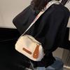 Trendy Multicolor Crossbody Bag Widen Belt Oxford Cloth Single-Shoulder Bag Casual Style Thicken Tote Bag Daily Casual
