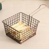 Iron Mesh Colander Strainer Sifter Fry Basket Vegetable
