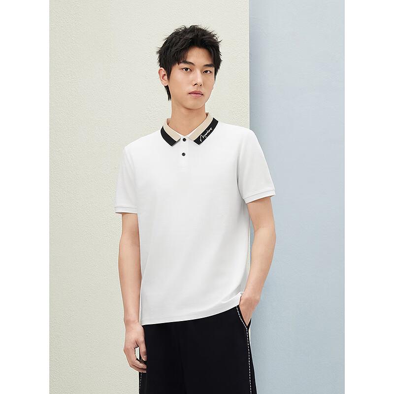 GXG Men's Two-Tone Contrast Polo Shirt
