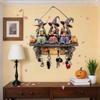 Practical Multiple Hooks Key Holder Rustic Style Hanging Design Key Organizer Flat 2D Vintage Keys Storage Holder Entryway Wall