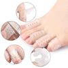 Toe Covers Transparent Silicone Toe Sleeves Breathable Toe Caps for Bunion Corns Hammer Toe Blisters Calluses